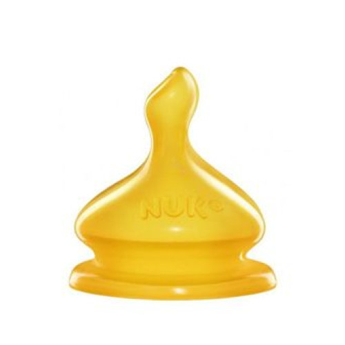 Nuk First Choice+ Rubber Pacifier for Easy Sucking Size M for Children 0-6 Months