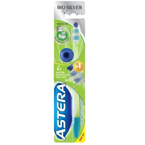 Astera Bio Silver Medium Toothbrush