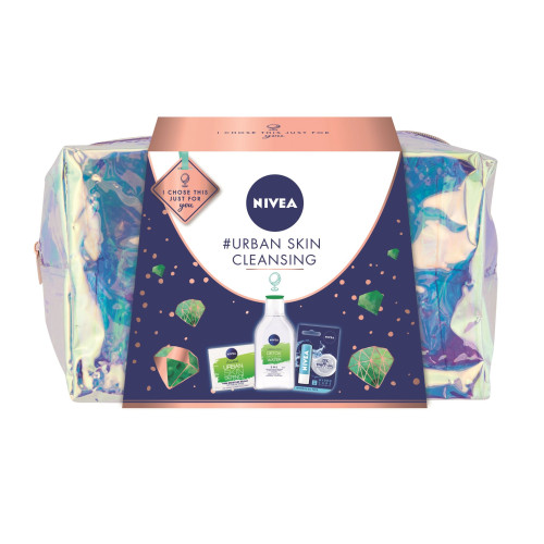 Nivea Promo Women's Set Micellar Water Day Face Cream Lip Balm + Free Bag SPF 20