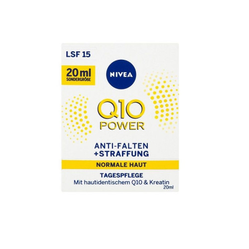 Nivea Q10 Power Firming Day Cream Anti-Wrinkle+ Nourishing SPF 15 0.67 fl oz (20ml)