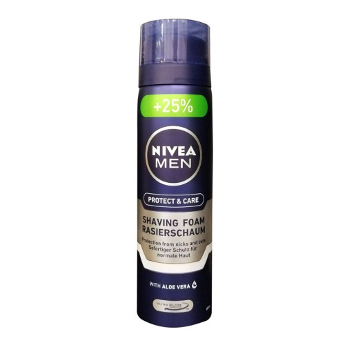 Nivea Men Active Energy Aloe Vera Classic Shaving Foam 6.76 fl oz (200 ml)
