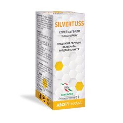 Abopharma Silvertuss Soothing Spray for Sore Throat 1.01 fl oz (30 ml)