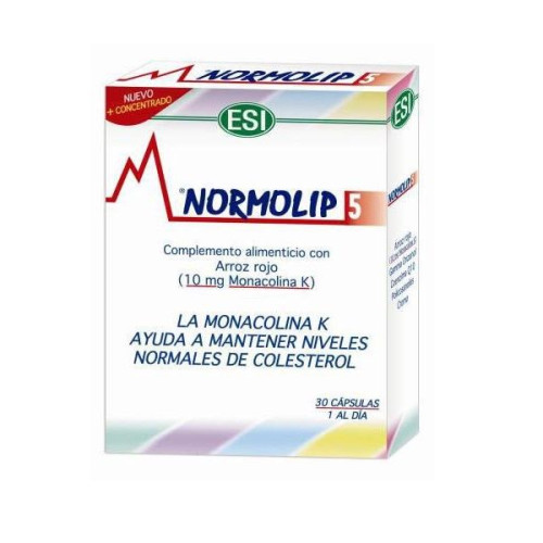 Esi Normolip 5 for Cholesterol and Blood Sugar Control 30 Capsules