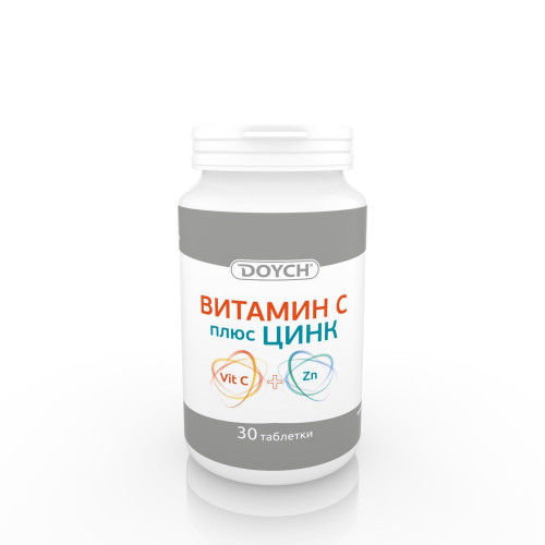 Doych Vitamin C Plus Zinc for Health and Tone 30 Tablets