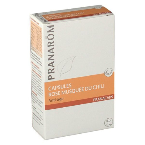Pranarom Rosehip Vegetable Oil for Anti-Aging 40 Capsules