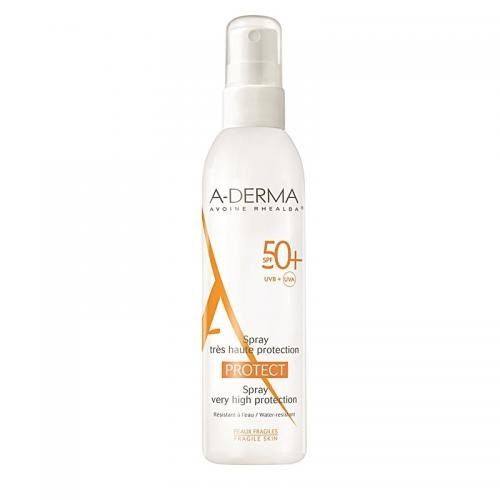 A-Derma Protect Sunscreen Spray for Face and Body SPF 50 6.76 fl oz (200 ml)