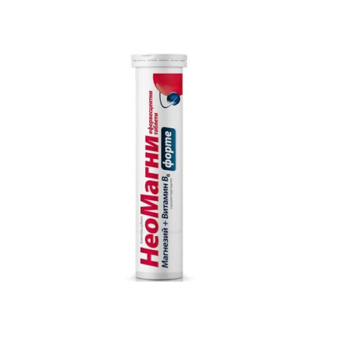 Neomagni Forte for Fatigue and Exhaustion 20 Effervescent Tablets
