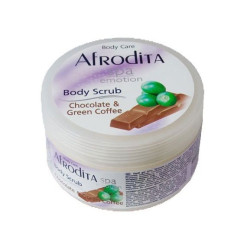 Afrodita Spa Body Scrub with Chocolate and Green Coffee 11.83 fl oz (350 ml)