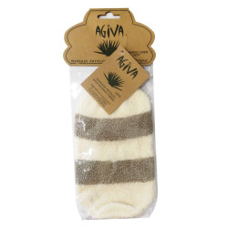 Agiva Bath Massage Glove with Bamboo and Flax