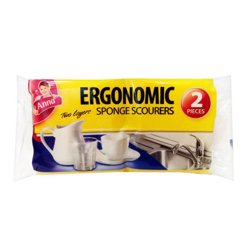 Anna Ergonomic Kitchen Sponge 2 pcs