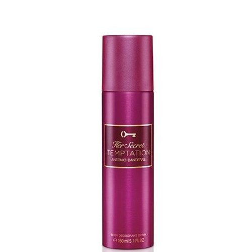 Antonio Banderas Her Secret Temptation Deodorant for Women 5.07 fl oz (150 ml)