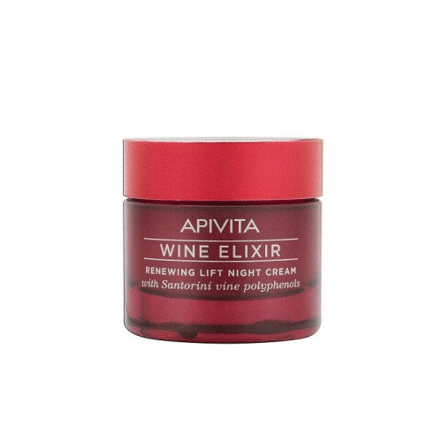 Apivita Wine Elixir Renewing Anti-Aging Night Cream with Lifting Effect 1.69 fl oz (50 ml)
