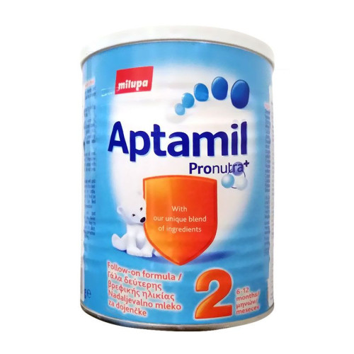 Milupa Aptamil Pronutra+ 2 Follow-on Milk for Infants 6-12 Months 14.11 oz (400 g)