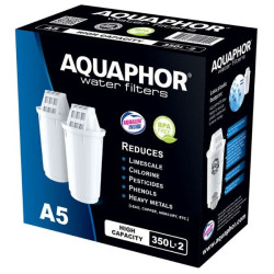 Aquaphor A5 Replaceable Water Filter Cartridges - Filter Life 11,842 fl oz (350 L)