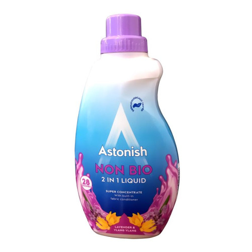 Astonish Non Bio 2-in-1 Liquid Liquid Laundry Detergent 28.4 fl oz (840 ml)
