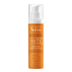 Avene Sunscreen Fluid for Normal to Combination Sensitive Skin SPF 50+ 1.69 fl oz (50 ml)