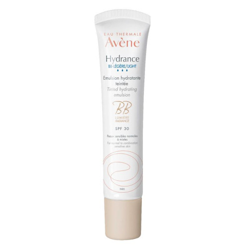 Avene Hydrance Light Bb Hydrating Tinted Emulsion for Normal to Sensitive and Combination Skin SPF 30 1.35 fl oz (40 ml)