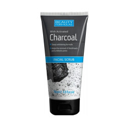 Beauty Formulas Charcoal Detoxifying Face Scrub with Activated Charcoal 5.07 fl oz (150 ml)