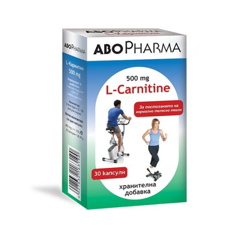 Abopharma L-Carnitine 500 mg for Weight Loss and Improved Metabolism 30 Capsules