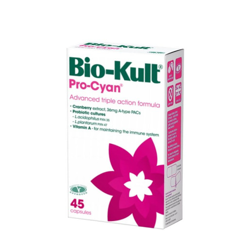 Bio-Kult Pro-Cyan Probiotic with Triple Action for Cystitis 45 Capsules