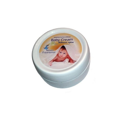 Macedonian Baby Cream with Panthenol Calendula and Chamomile 3.38 fl oz (100 ml)