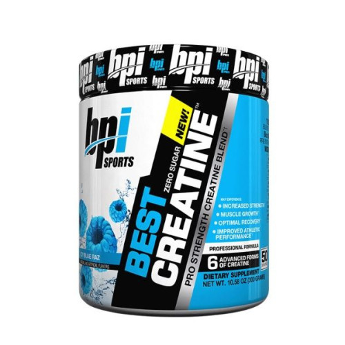 BPI Sports Best Creatine for Physical Endurance with Blackberry Flavor 10.58 oz (300 g)