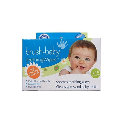 Brush Baby Cleaning Wipes for Gums and Teeth for Children from 0 to 16 Months 20 pcs
