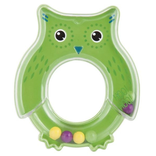 Canpol Babies Owl Rattle for Children Green 0+ Months