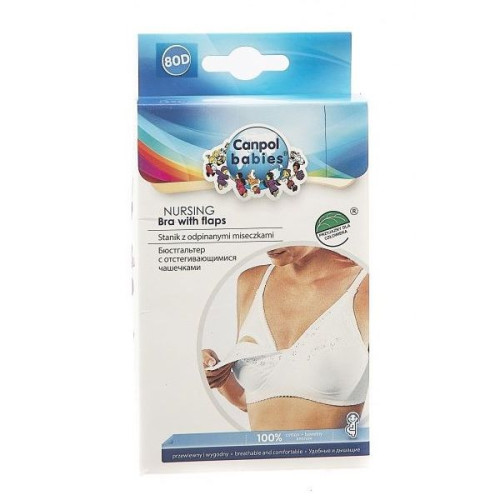Canpol Babies Nursing Bra with Removable Cups - Size 80D