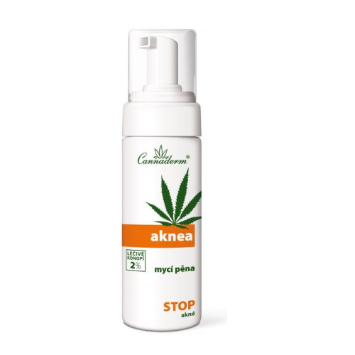 Cannaderm Aknea Cleansing Foam for Acne-Prone Skin with Hemp 6.09 fl oz (180 ml)