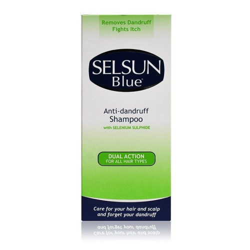 Selsun Blue Dual Action Anti-Dandruff Shampoo for All Hair Types 6.76 fl oz (200 ml)