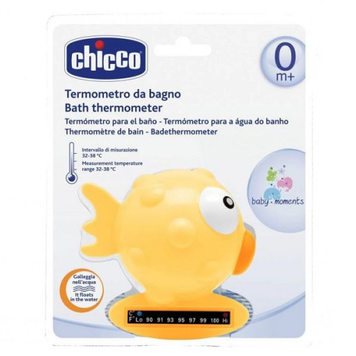 Chicco Bath Thermometer Yellow