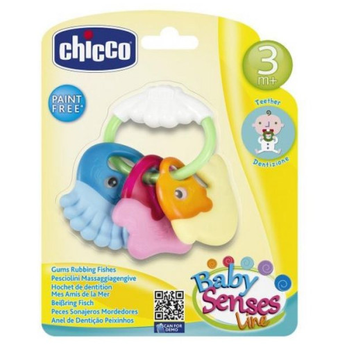 Chicco Teething Toy Fish for Children 3+ Months