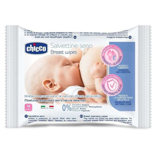 Chicco Wet Wipes for Nursing Mothers 16 pcs
