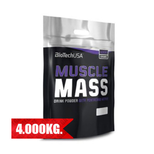 Biotech USA Muscle Mass Vanilla 8.82 lb (4000 g)