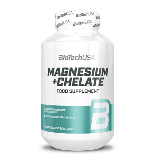 Biotech USA Magnesium + Chelate 60 Capsules