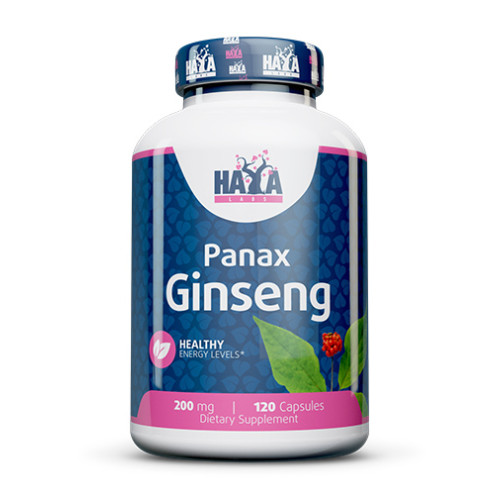 Haya Labs Panax Ginseng 200mg 120 Capsules