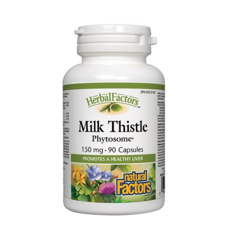 Herbal Factors Milk Thistle for a Healthy Heart and Liver 150 mg 90 Capsules
