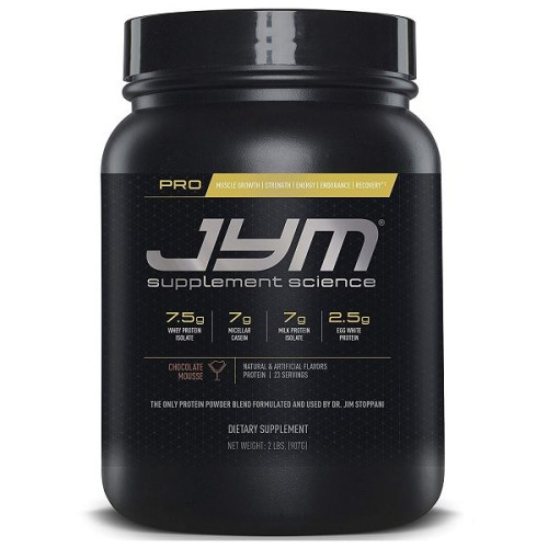 Jym Pro Protein Blend of Fast Moderate and slow-release Proteins Chocolate Mousse 2 lb (907 g)