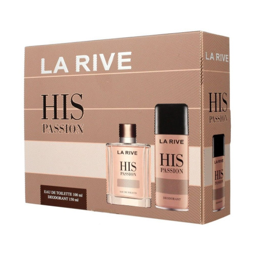 La Rive His Passion Promo Set for Men Eau De Toilette and Deodorant