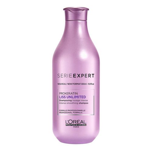 L'oreal Professionnel Liss Unlimited Smoothing Shampoo for Unruly Dry and Curly Hair 10.14 fl oz (300 ml)