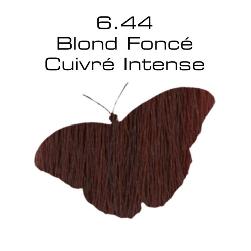 Maiandra Lux Professional Paraben-Free Hair Dye 6.44 Intense Copper Dark Blonde 3.38 fl oz (100 ml)