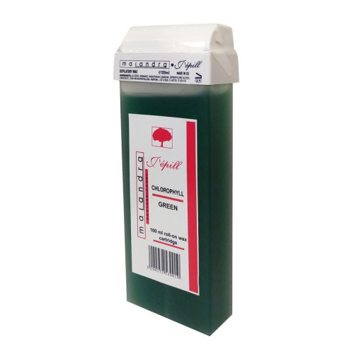 Maiandra Lux Professional Roll-On Face Mask Refill with Chlorophyll and Aloe Vera 3.38 fl oz (100 ml)