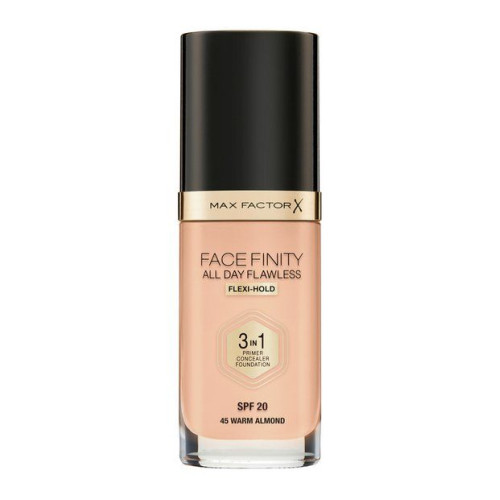 Max Factor Facefinity 3-in-1 Liquid Foundation SPF 20 45 Warm Almond