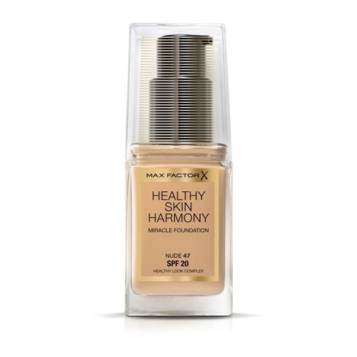 Max Factor Healthy Skin Harmony Foundation for Radiant Skin SPF 20 Nude 47