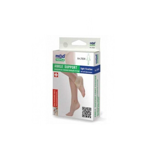Med Textile Ankle Bandage - Ankle Brace Size L 1 pc