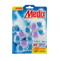 Medix WC Fresh Drops Ocean Solid Toilet Block with Ocean Scent 8.99 oz (255 g)