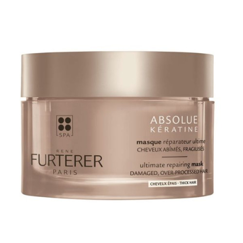 Rene Furterer Absolue Keratine Repairing Mask for Extremely Damaged and Thinning Hair 6.76 fl oz (200 ml)