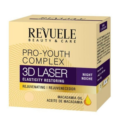 Revuele 3D Laser Night Cream for Face 1.69 fl oz (50 ml)