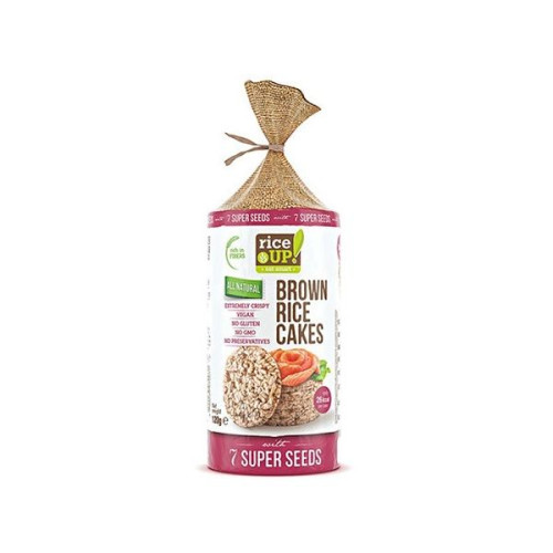 Rice Up Brown Rice Cakes with 7 Super Seeds Rice Cakes with 7 Super Seeds 4.23 oz (120 g)